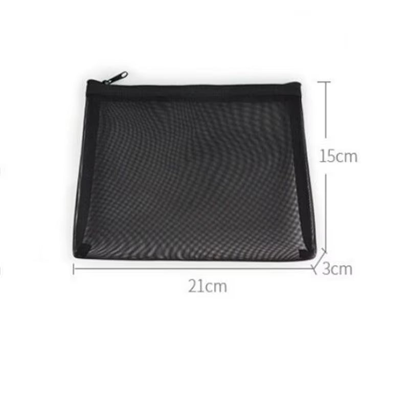 1PCS Women Men Necessary Cosmetic Bag Transparent Travel Organizer Fashion Small Large Black Toiletry Bags Makeup Pouch