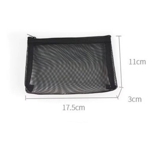 1PCS Women Men Necessary Cosmetic Bag Transparent Travel Organizer Fashion Small Large Black Toiletry Bags Makeup Pouch